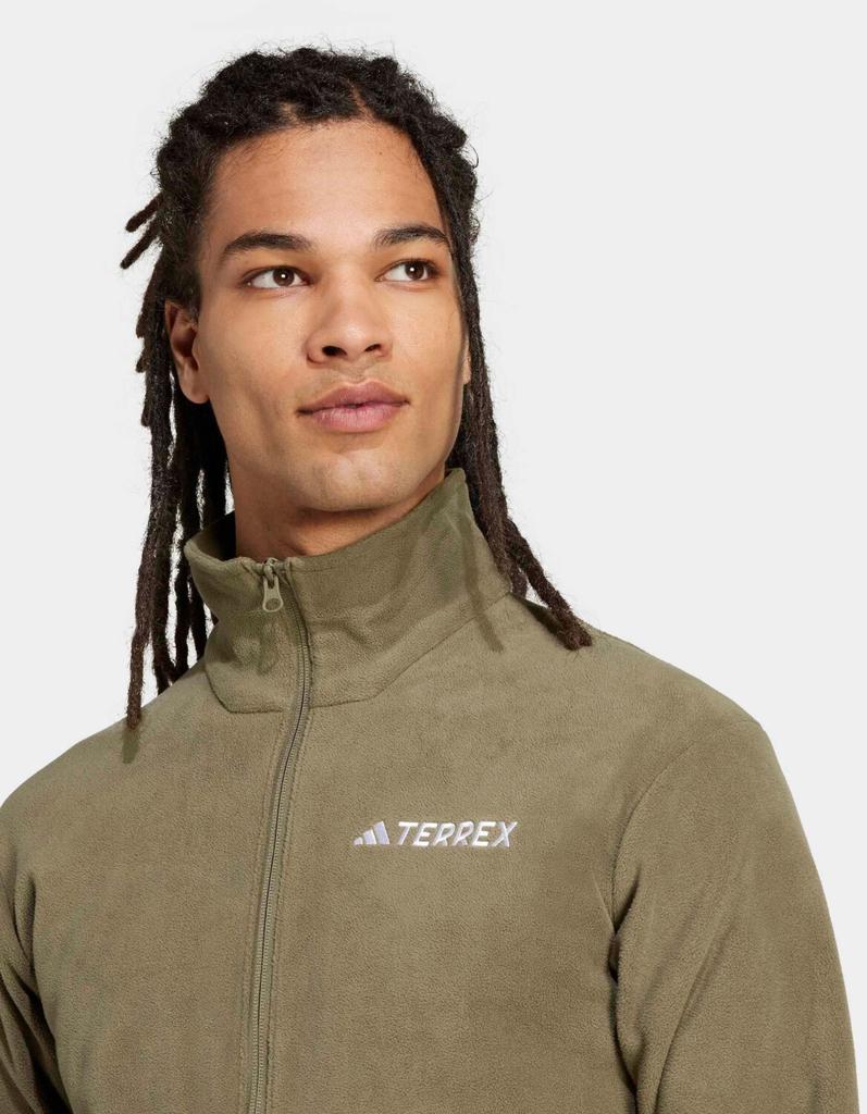 Куртка Adidas Terrex Fleece jacket MT ESS FZ FL зеленая
