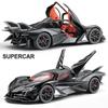 1/24 Scale Apollo Project EVO Super Car Diecast Alloy Vehicle Model Sound & Light Collection Ornaments Toys for Boys Gifts with Kids