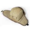CROOGO Pilot Winter Hat with Ear Badlands Cold Bomber Perfect for Outdoor and Heavy Khaki Cap, Flaps, Warm, Cap, Skiing, Flying, Weather, Windproof,