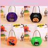 Decorative Halloween Goody Bags Featuring Spooky Witch Black Cat And Pumpkin Themes