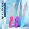 Double-sided Multi-colored Steel Nail File for Fingernails, Toenails, Scraping, Strengthening, Finger Manicure Metal