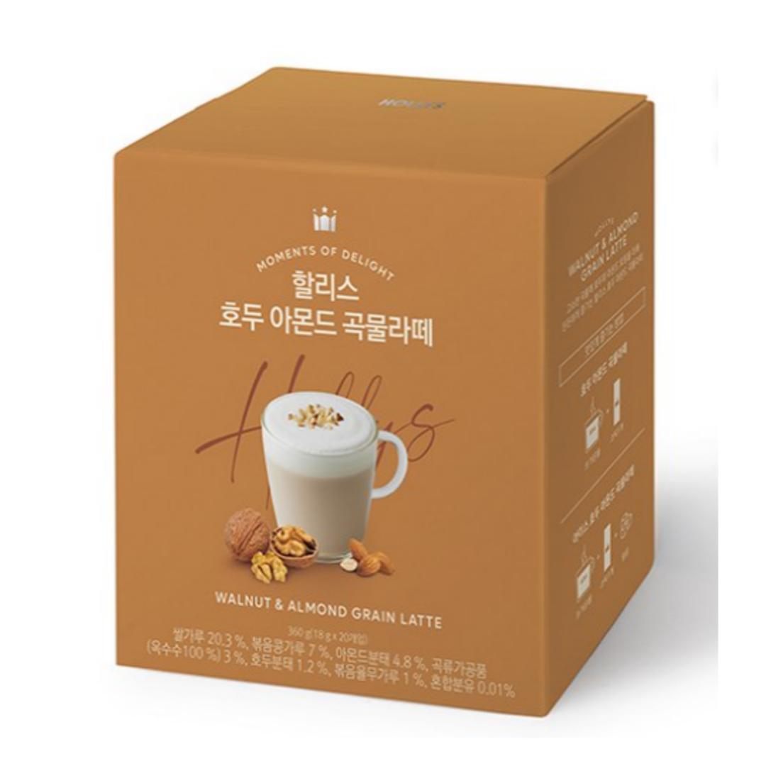 [Hollys] Walnut Almond Latte Sticks (30 sticks)