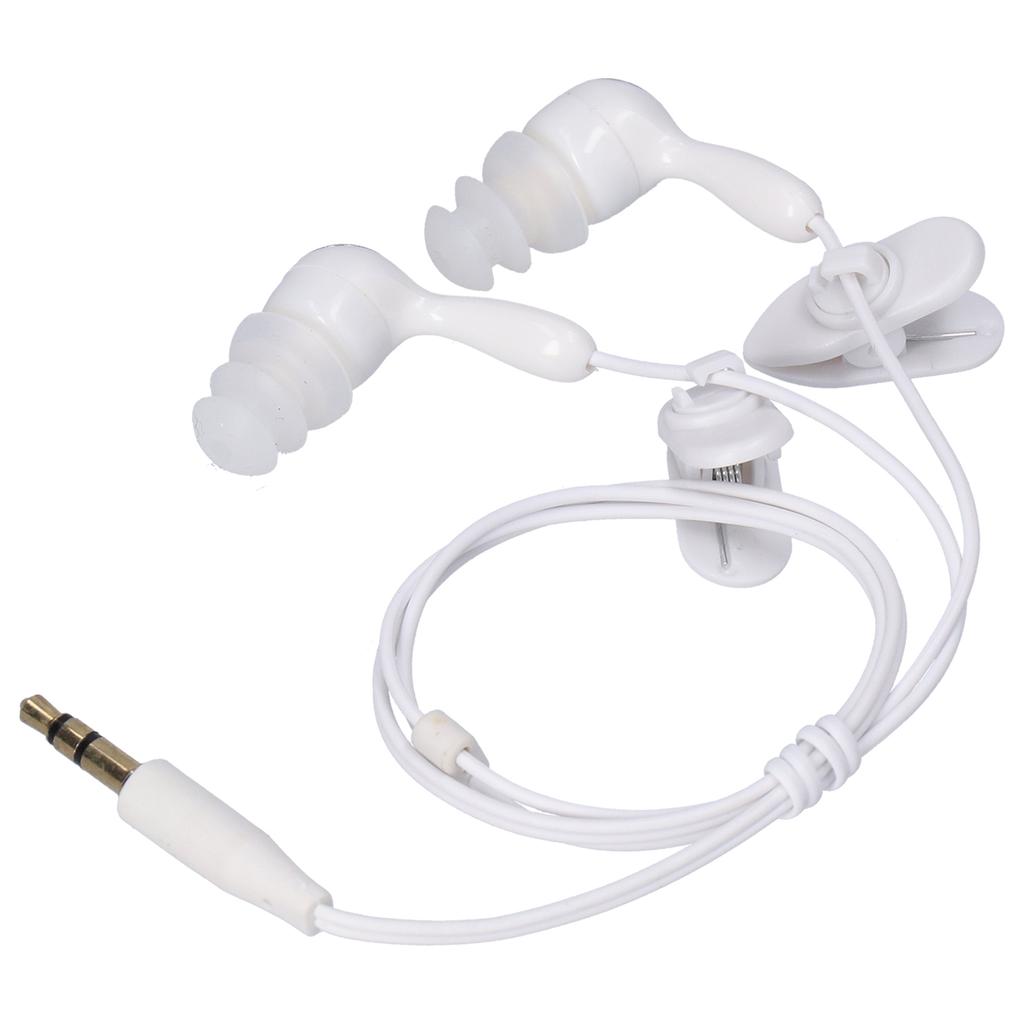 Waterproof Headphones     Bone Conduction Headphones with Replace Earplugs for Swimming Running Surfing