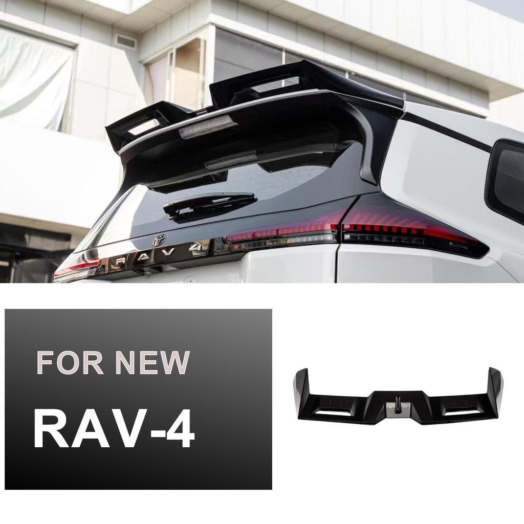 Fits 26 Models: Sixth-Gen RAV4/Wildlander Rongfang Sport Large Rear Spoiler - Drill-Free Rear Diffuser Top Wing