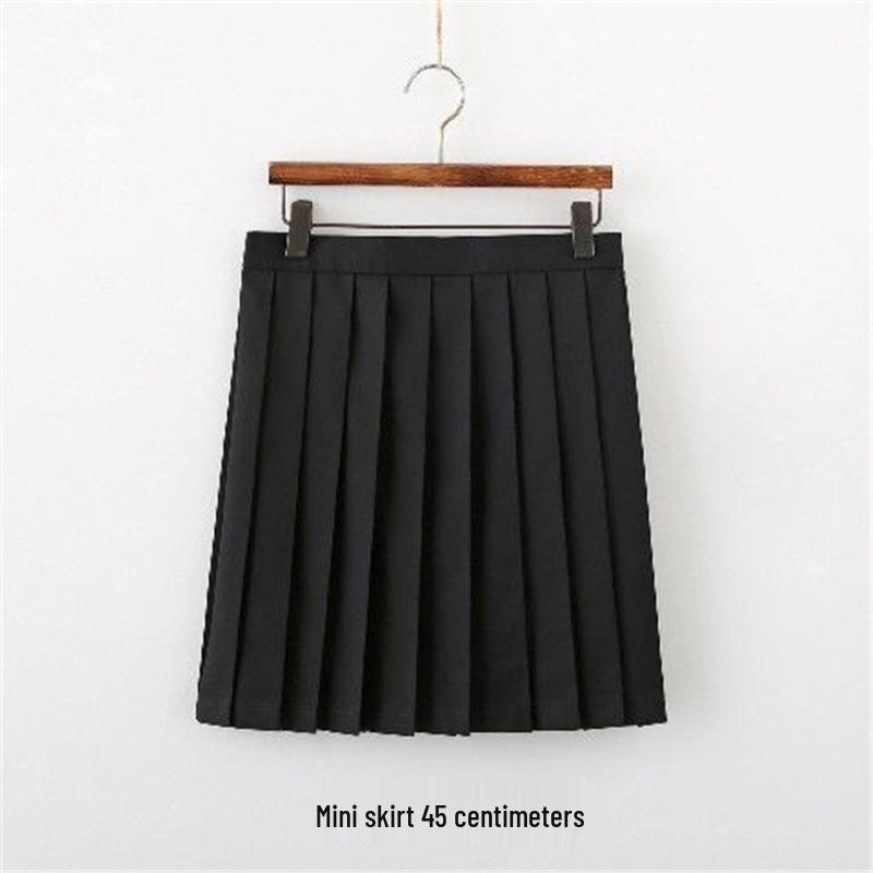 

Nanno-Inspired Thai School Uniform Set: Pleated Skirt & Shirt Dress for Women 2XL