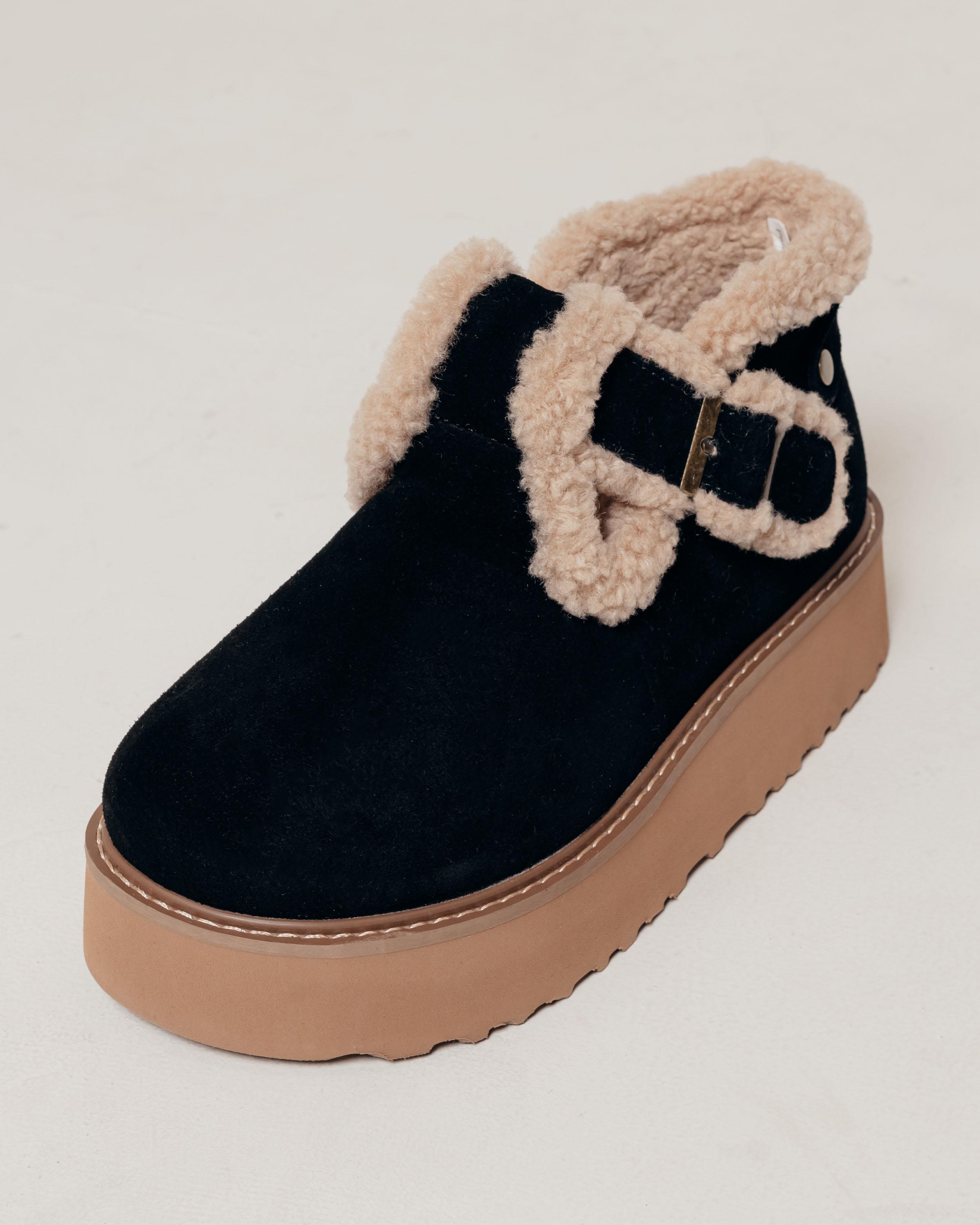 

Уггі короткі з хутром Prima d Arte 19310 37 чорний замша 41 мигдалевий