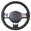 DIY Car Steering Wheel Cover Suede Cow Leather For Toyota FJ Cruiser 2006 - 2014