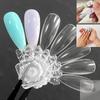 Yy Magnetic False Nail Tip Display Clear Natural Color Card Polish Gel Stand Board Nail Palette Manicure Nail Glue Practice Tool