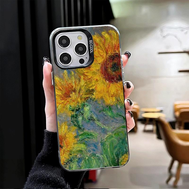 Van Gogh Oil Painting Aesthetics Shockproof Phone Case for iPhone 17 Air 16 16E 15 Pro Max 14 Plus 13 Mini 12 Back Cover Anti Fa