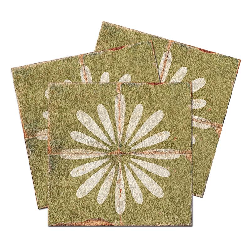 10PCS Peel and Stick Wall Decals for Home Decor Retro Floral Self-Adhesive Wall Sticker