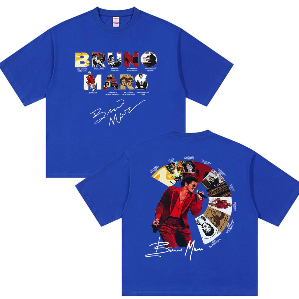 Bruno Mars The RoUnisextic Tour 2026 Fans Graphic T Shirts Unisexs Hip Hop Limited Fashion Cotton Short Sleeve Tshirt Y2k Streetwear
