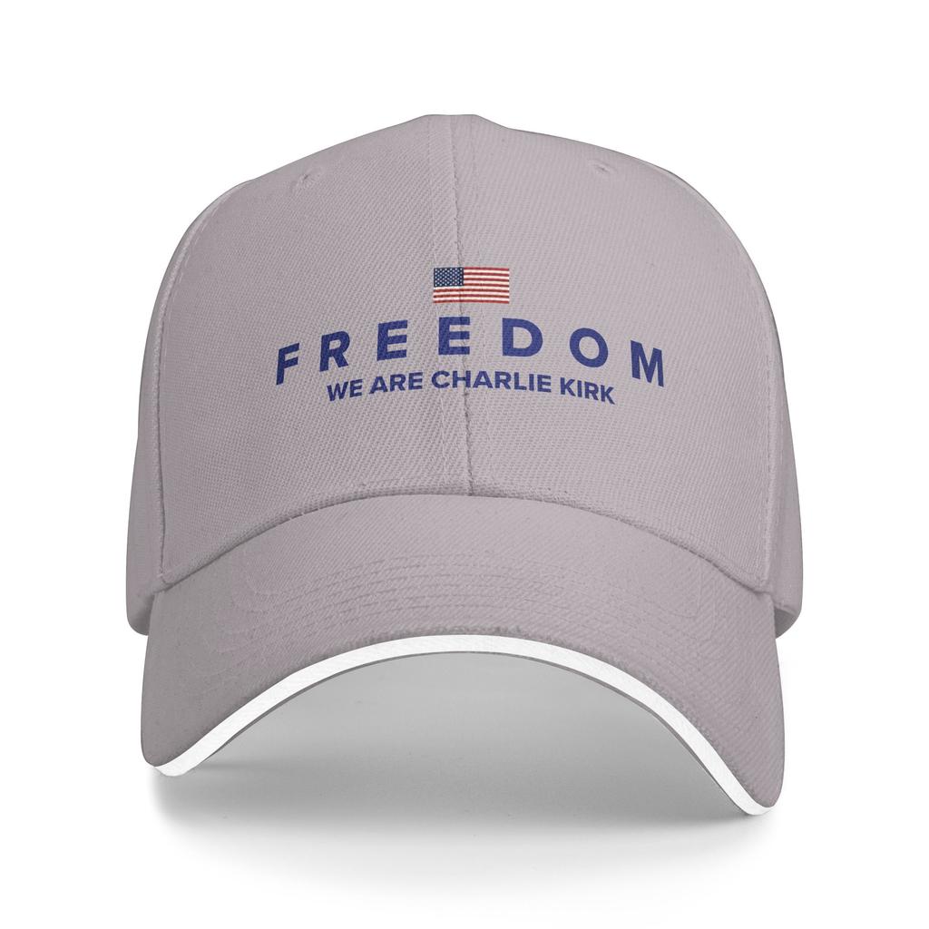 Frühling WIR SIND CHARLIE KIRK FREIHEIT Baseballkappe Laufen Hippie Streetwear Druck Sonne Trucker-Kappe Herren Atmungsaktive Baseballkappen