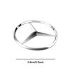 52/58mm Car Steering Wheel Center Stickers STAR Emblem For Mercedes Benz AMG W124 W202 W203 W210 W212 W220 Decal Car Accessories QZ7