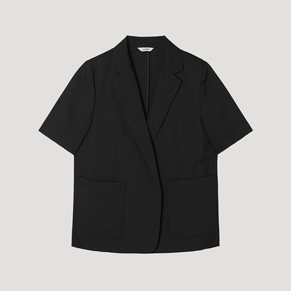 

[She S miSS] Half Sleeve Open Jacket Swwjkp22070 Bk blacks/77