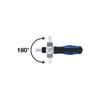 Jeu d’embouts de tournevis articulé poignée rotative cliquet réversible BGS - 14 pcs - 70053