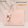 Bolsa para Laptop Milooky para Apple MacBook Pro, Adequada para Mulheres, Bolsa para Notebook de 15,6/16 Polegadas, Bolsa de Mão Resistente à Água