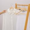 ELONG HOME Wooden Clothes Hangers with Non-Slip Indents and Trouser Bars, Shape-Retaining, 360-Degree Rotating Slim Clothes Hangers for Suits, Shirts,