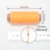 8pc Colorful Premium Durable Leather Waxed Threads, Mixed Color Sewn Repairing Cords for DIY Sewing Leatherwork Crafting Project