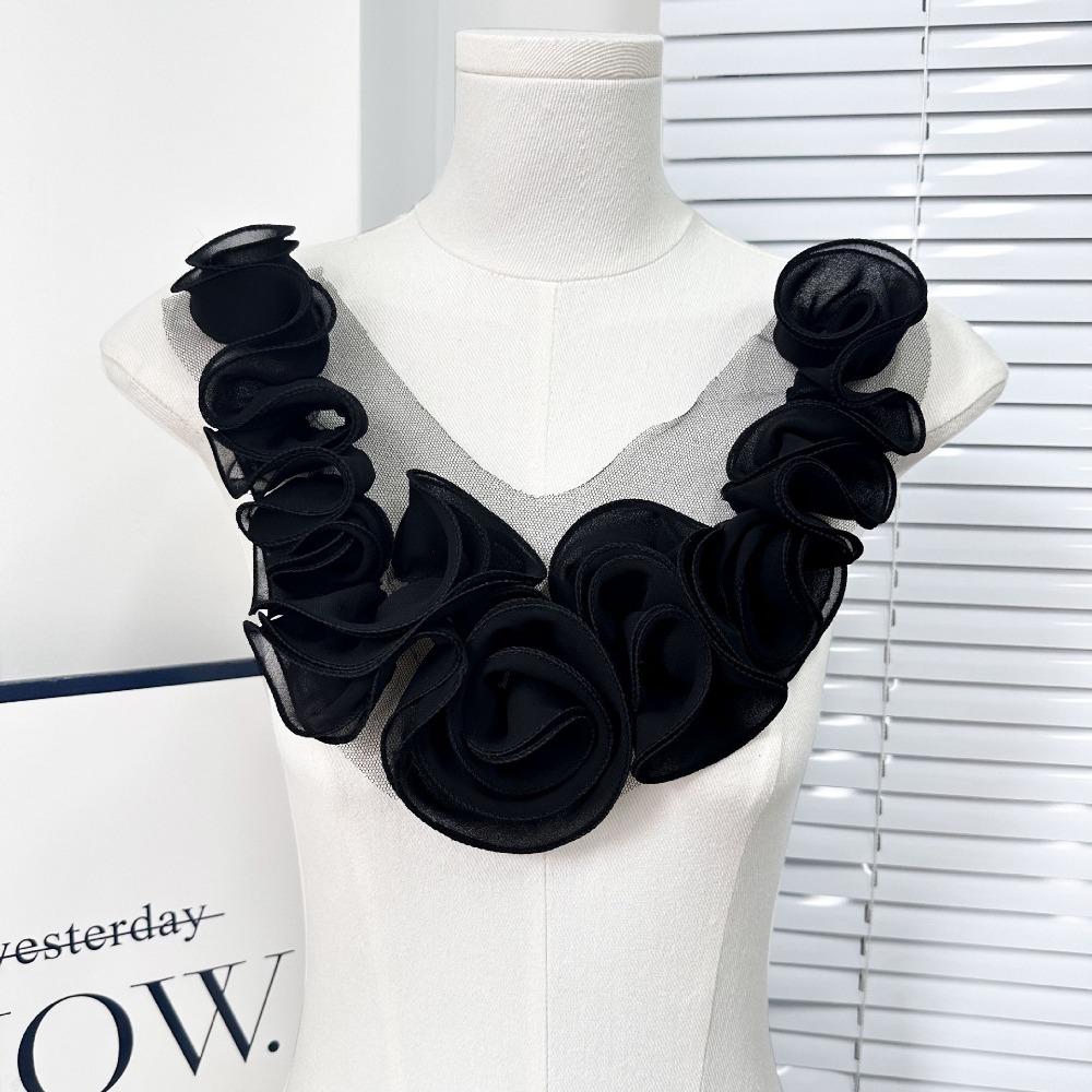 

DIY Clothes Appliques Removable Chest Flower New Clothing Patch