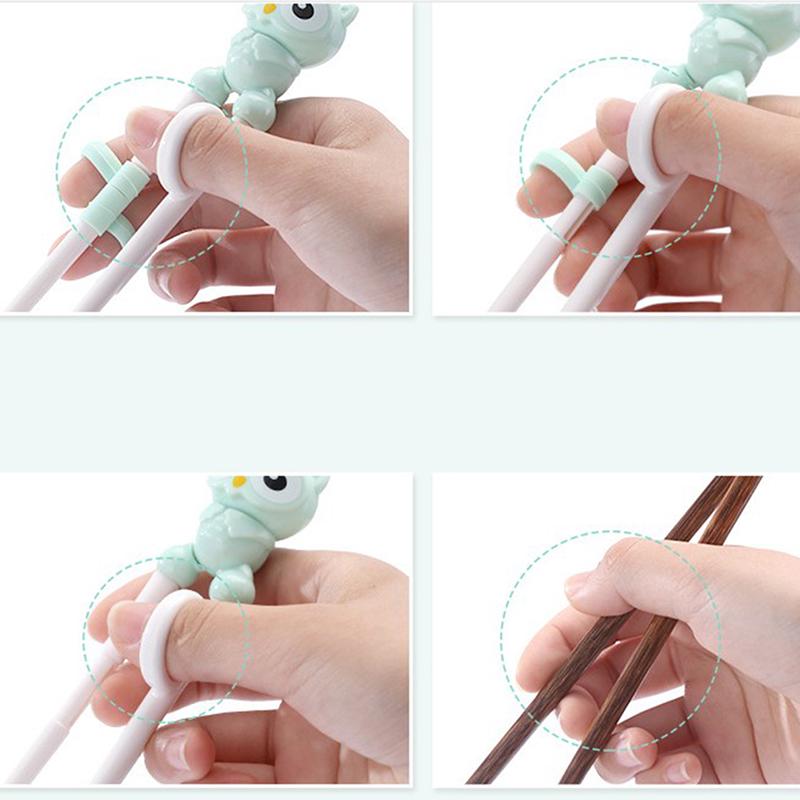 1 paar Lappen Cubs Lernen Ausbildung Stäbchen Kinder Kinder Chinesische Stäbchen