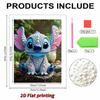 Disney Stitch 5D Custom Set Pearl Jigsaw Puzzle Cartoon Pearl Embroidered Animal Home Decor Handmade Gift