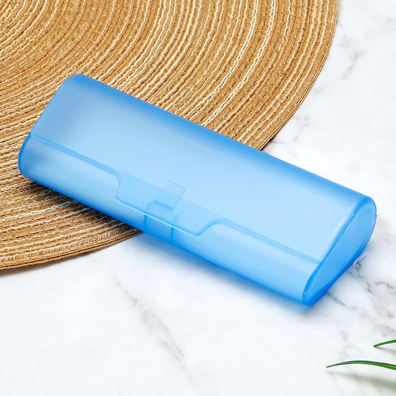 Student Semi-Transparent Matte Plastic Women Spectacle Case Eyeglass Hard Box Glasses Box Reading Glasses Case