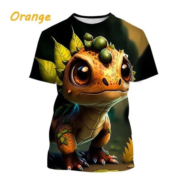 Футболка с милым драконом и 3D принтом — фото 6