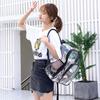See Through Clear PVC Backpack Transparent Bookbag for Work Concert Security Travel 2 Mesh Side Pockets