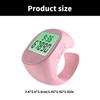 Multifunctional Electronic Finger Rings Tally Counter with Time Display and Easy Button for Prayer 5 Digit up to 99999