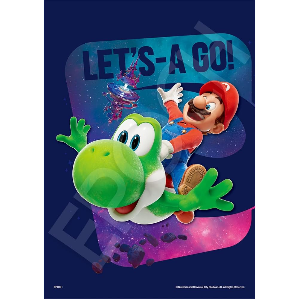 

EPOCH Super Mario Galaxy Movie 108-Piece Jigsaw Puzzle with Glue and Spatula 18.2x25.7cm