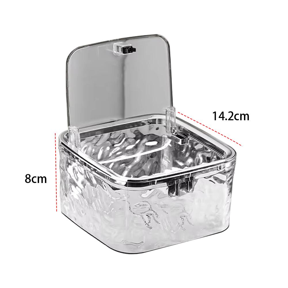 Hair Accessories Organizer Clear Hair Tie Organizer Large Capacity Desktop Storage Box Countertop Holder Box for Headband Bows
