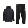 Versatile Three-In-One Hooded Fleece Cardigan Sweatshirt And Fleece Knit Long Pants Casual Sports Set Men Sets AWBV167-1+AKLVC87-1