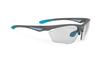 RUDY PROJECT Sports Sunglasses for Road and STRATOFLY Piyombo Frame with ImpactX 2 Photochromic Black Lenses Lens Bikes, Cycling, Marathons, Jogging,
