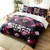 Inter de Miami 3pc Duvet Cover Set Simple Modern Bedding Set Wrinkle Resistant Soft Fabric All Season Use a perfect gift