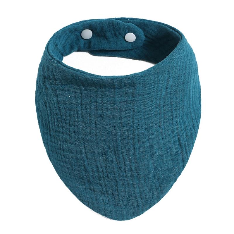 Baby Infants Feeding Bibs Soft Pure Cotton Bandana Saliva Towel Toddler Drool Scarf Newborn Burp Cloth