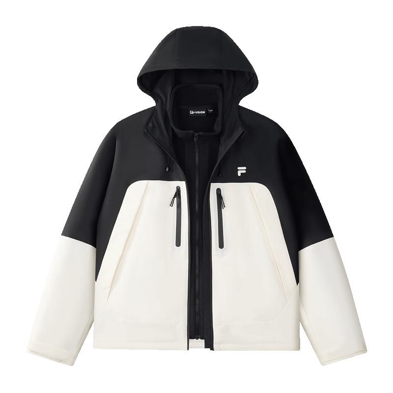 Fila FUSION Couple's Color-block Woven Jacket Set