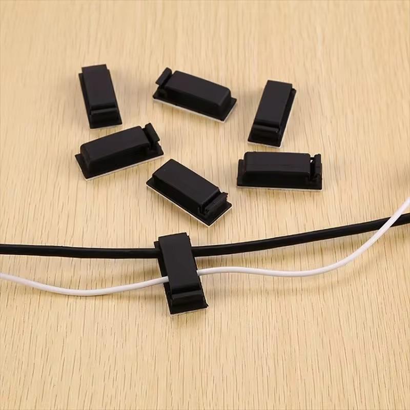 Cable Fixing Clip Cable Wire Sorting Buckle Chassis Organizer 19*47 Black and White Organizer