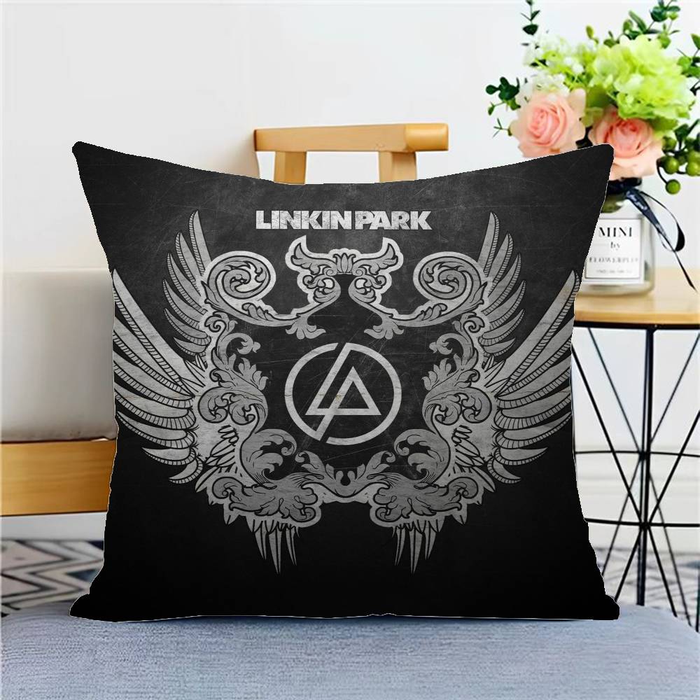 L-Linkin Hot Band Park Maple Design Cushion Cover Happy Autumn Harvest decor Holiday Decorati Pillow Cover