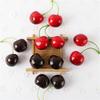 10 Pair Simulations Cherries Artificial Cherry Decorations False Cherries Props