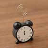Balck Place Card Holder Wood Business Card Holder Cute Memo Clip Holder  For Home