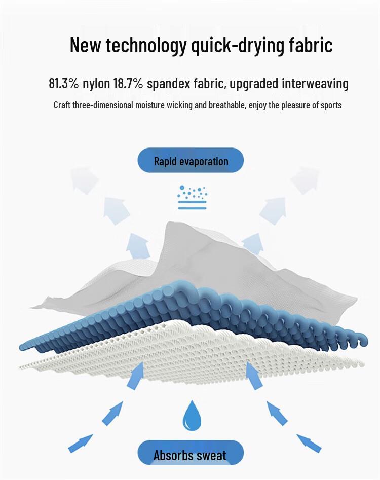 Eleteen Men's Summer Thin Casual Stretch Straight-Leg Pants