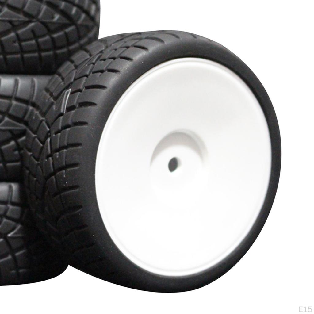 4Pcs 65mm Wheel Tires Spare Replace Part for HPI DIY