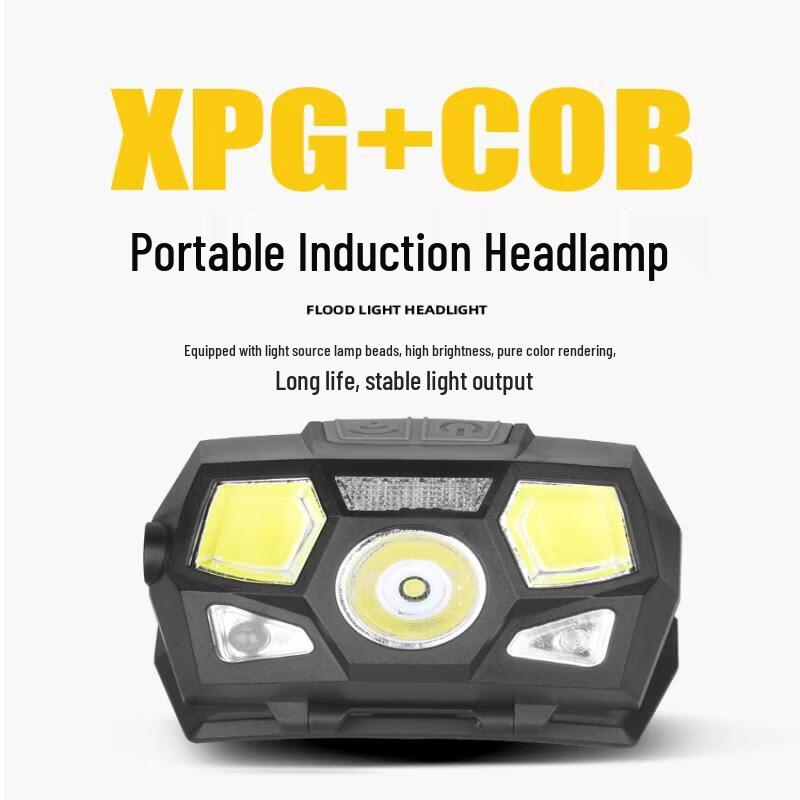 Wave Sensor Rechargeable LED Headlamp