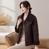 Winter down cotton clothes women's autumn and winter lamb collar coat