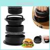 Innovatives Home Round Burger Press Set für kreative Fleischpatties und Reiskuchen