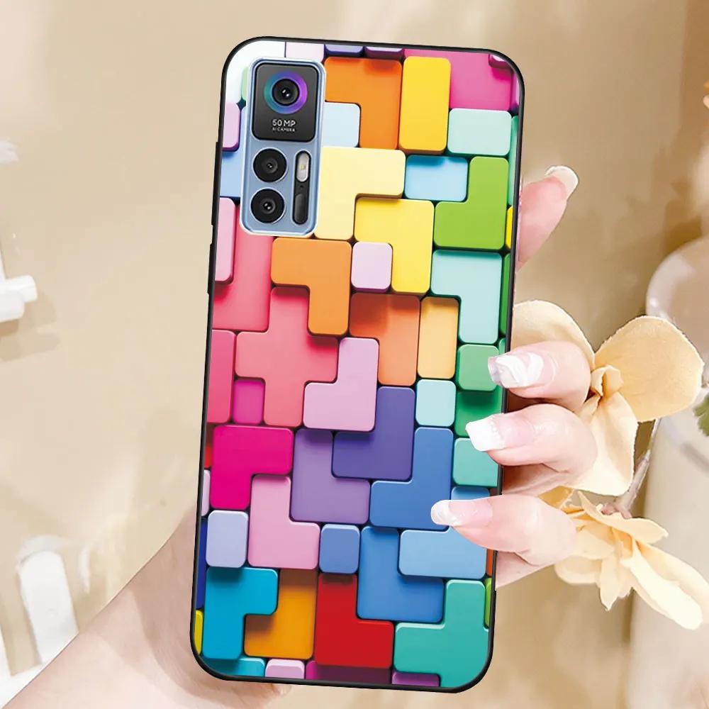 Case For TCL 30 5G Coque TCL 30 Plus TPU Soft Silicone Fashion Phone Funda For TCL 30 Plus Back Cover Case Luxury Capa Bumper