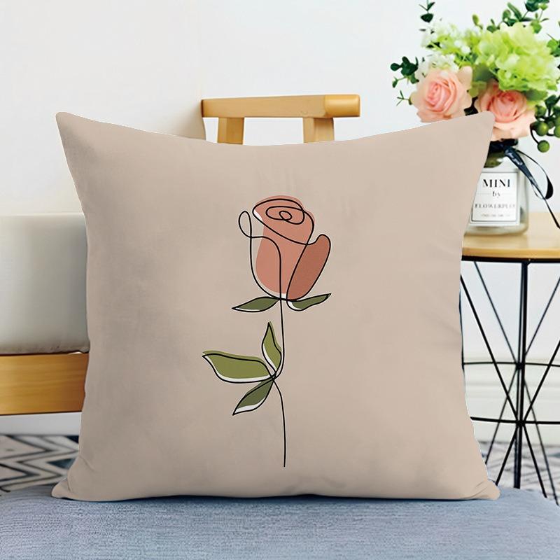 Morandi Farbabstimmung Druck Dekorative Kissenhülle Schlafzimmer Wohnzimmer Quadratische Kissenhülle