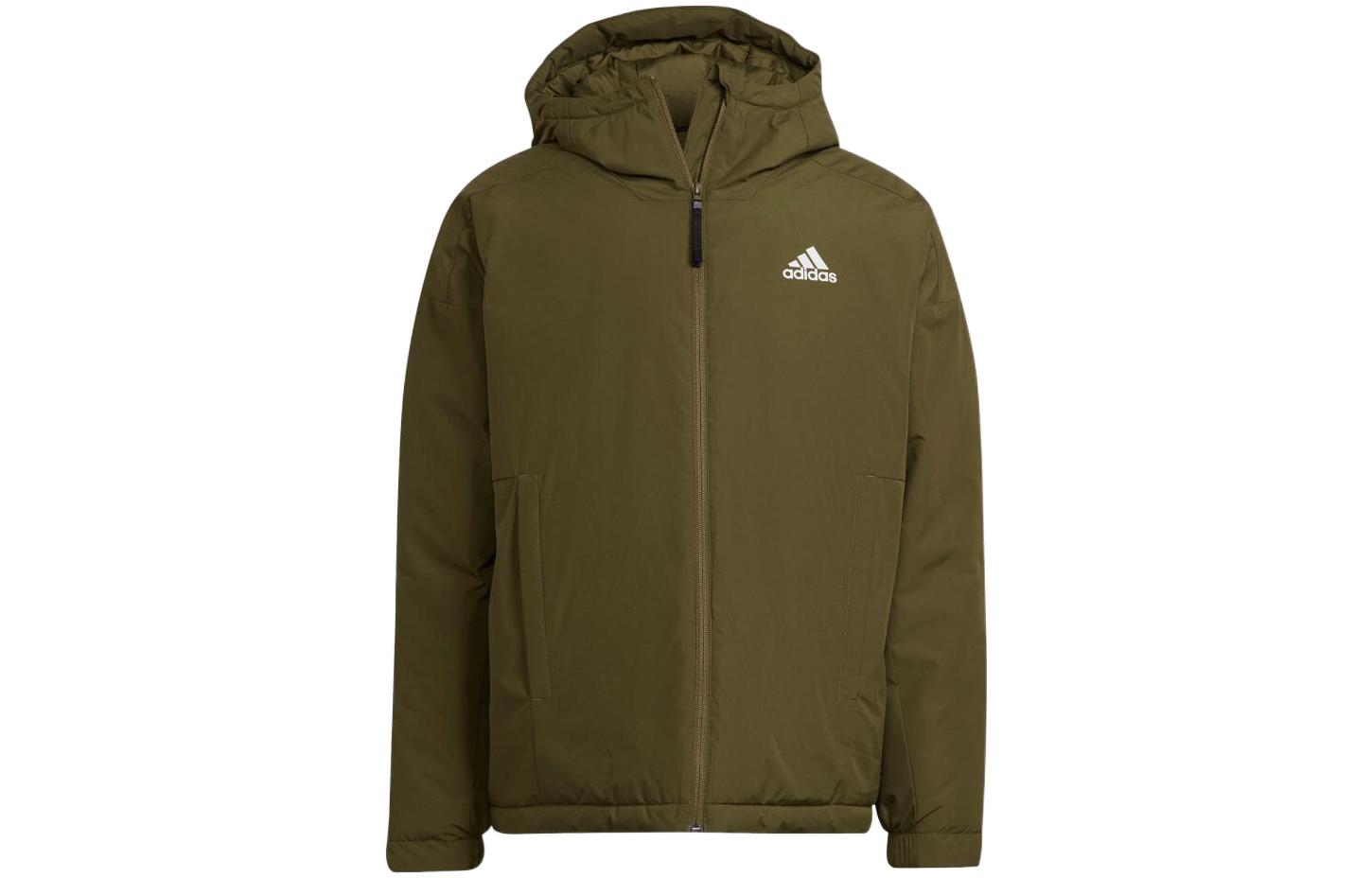 Adidas TRAVEER Jackets Men s Olive Green Hooded Moderate Other H55342 XL