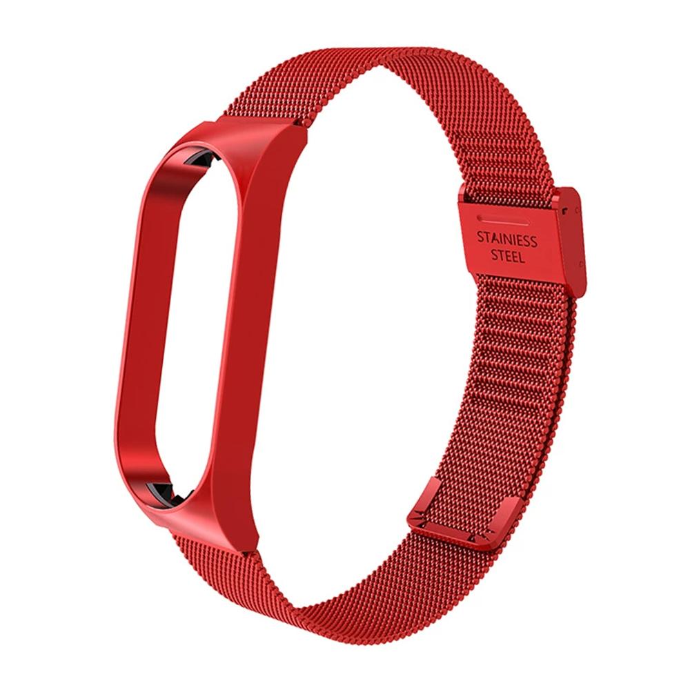 Xiaomi Mi Band 7 6 5 Edition Mailand Armband Schnalle Smartwatch Ersatz Metallarmband, geeignet für das Edelstahlarmband