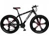 26" Snow Beach Mountain Bike with Big Tires, Variable Speed, Double Disc Brakes, and Shock Absorption